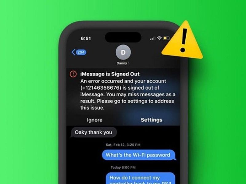 Hướng dẫn cách sửa lỗi iMessage is Signed Out trên iPhone chưa chắc bạn đã biết